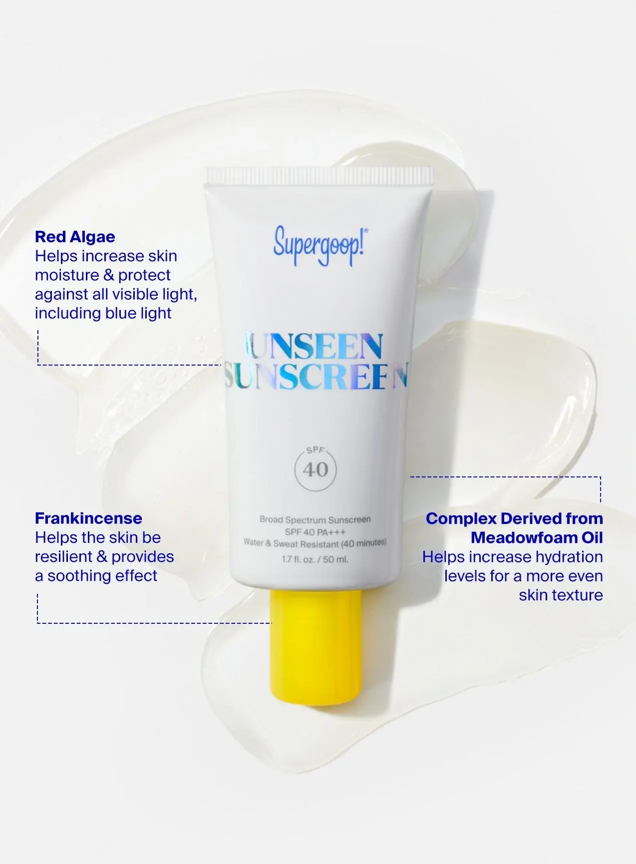 【6m+寶寶友善】Supergoop SPF 40 透明防曬乳 50ml (臉用):圖片 5
